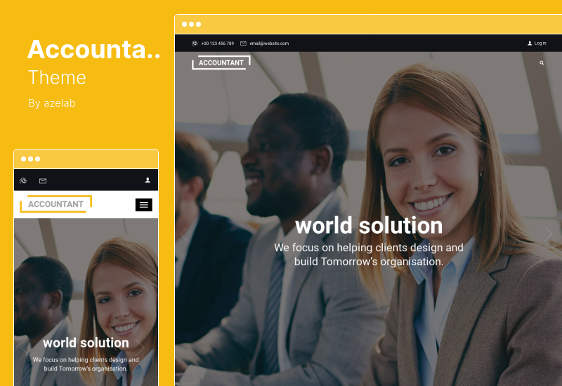 Buchhalter-Thema - Buchhaltungs-WordPress-Theme