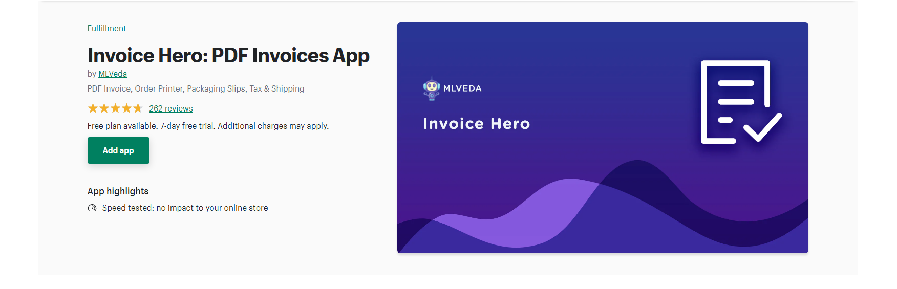 Invoice Hero - aplicativo de fatura do shopify
