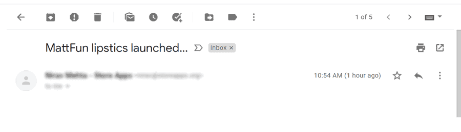 intestazione e-mail matgun