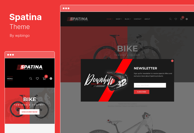 Spatina-Thema - WooCommerce-Theme für Sportgeschäfte