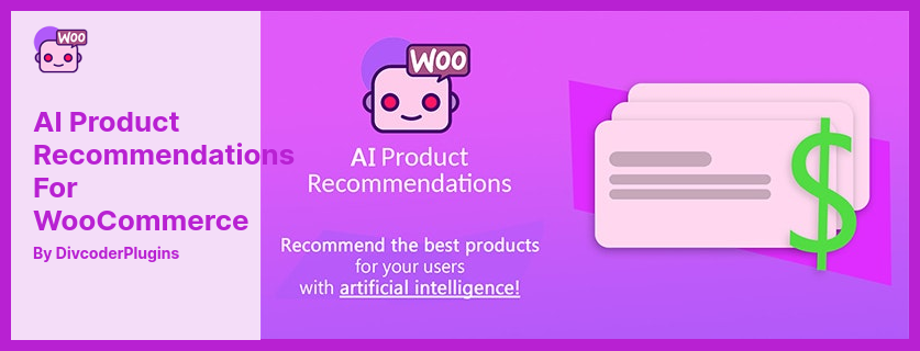 WooCommerce 플러그인용 AI 제품 추천 - 사용자에게 적합한 제품 제공