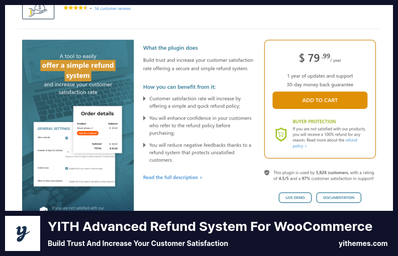 WooCommerce プラグインの YITH 高度な払い戻しシステム - 信頼を築き、顧客満足度を高めます