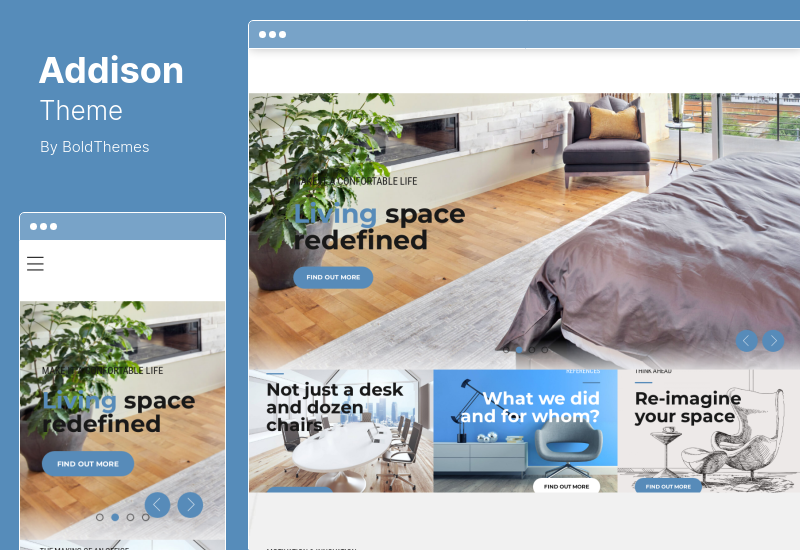 Tema Addison - Tema WordPress per architettura e interior design
