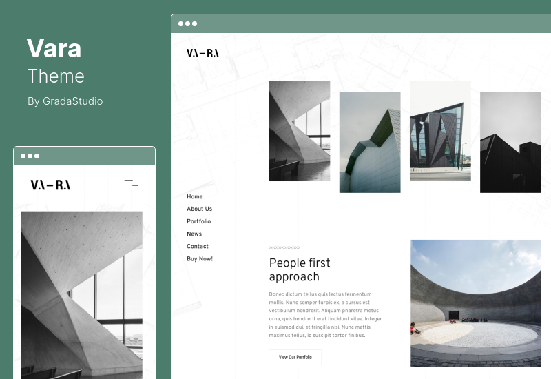 Tema Vara - Tema WordPress per l'architettura