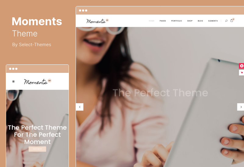 Thème Moments - Thème WordPress pour mariage et événement