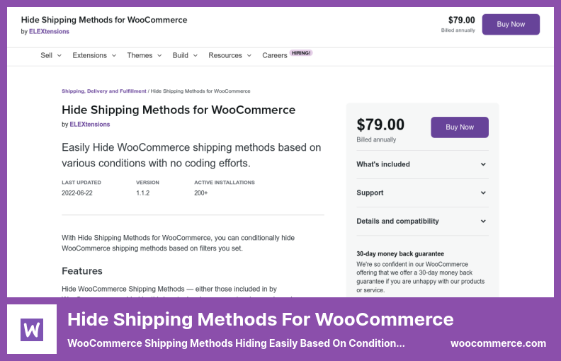 WooCommerce Plugin의 배송 방법 숨기기 - WooCommerce 배송 방법 조건에 따라 쉽게 숨김