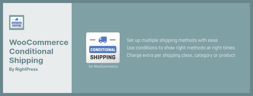 WooCommerce 조건부 배송 플러그인 - WooCommerce 플러그인의 무제한 배송 방법