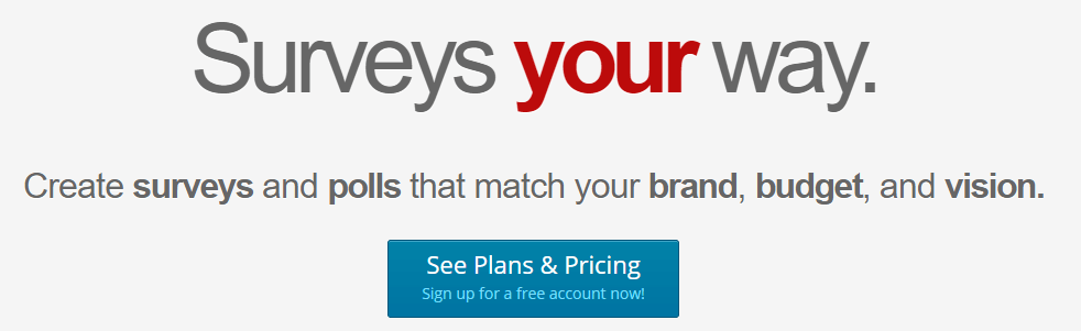 Polldaddy ana sayfası.