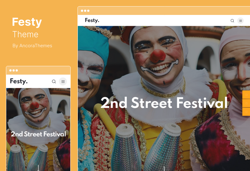 موضوع Festy - ثيم بارك وسيرك ومهرجان WordPress