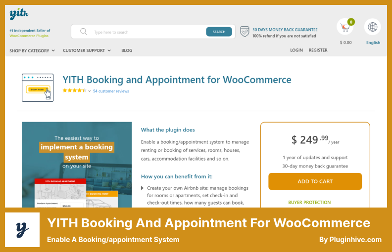 YITH Rezerwacja i spotkanie dla wtyczki WooCommerce - Włącz system rezerwacji/spotkań