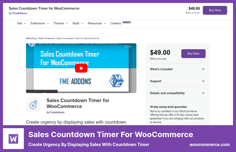 WooCommerce 插件的銷售倒數計時器 - 通過使用倒數計時器顯示銷售來創造緊迫感