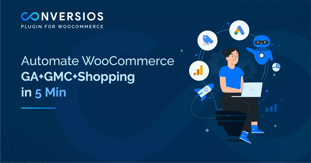 ปลั๊กอิน Conversios สำหรับ WooCommerce