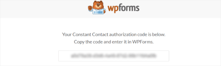 คัดลอกรหัสรับรองความถูกต้องของ WPForms