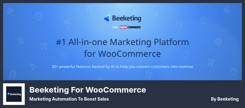 Beeketing สำหรับปลั๊กอิน WooCommerce - ระบบอัตโนมัติทางการตลาดเพื่อเพิ่มยอดขาย