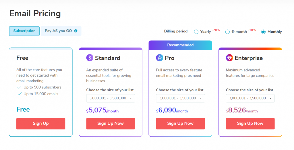 Screenshot 9 4 6 Best Bulk Mail Services for Email Marketing [Free & Paid]