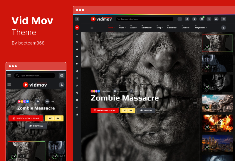 VidMov 主题 - 视频 WordPress 主题