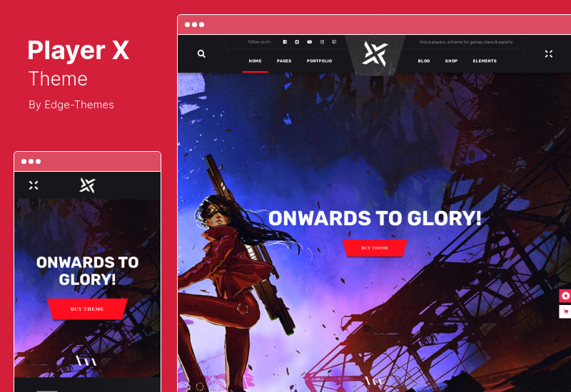 PlayerX Theme - 用于游戏电子竞技的高性能 WordPress 主题