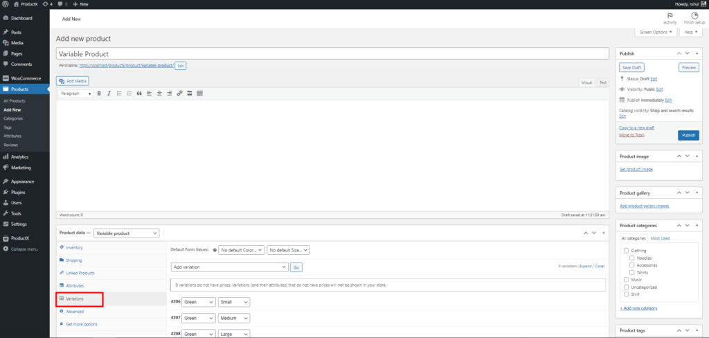أنواع منتجات WooCommerce: نظرة عامة كاملة 7 Variable Product Variations