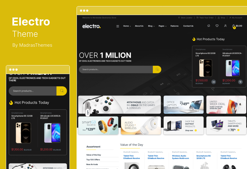 Electro Theme - Tema de WooCommerce para tienda de electrónica
