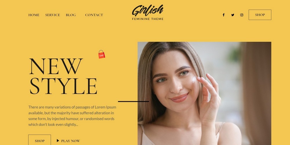 girlish pro es el mejor tema de wordpress para vender joyas