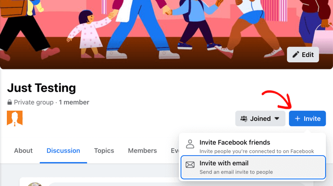 Facebook 允许用户邀请朋友加入群组 Facebook Allows Users to Invite Friends to a Group