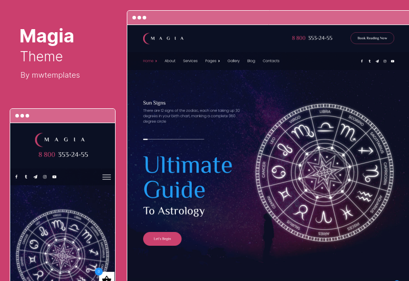 Magia Theme - Motyw WordPress Astrolog