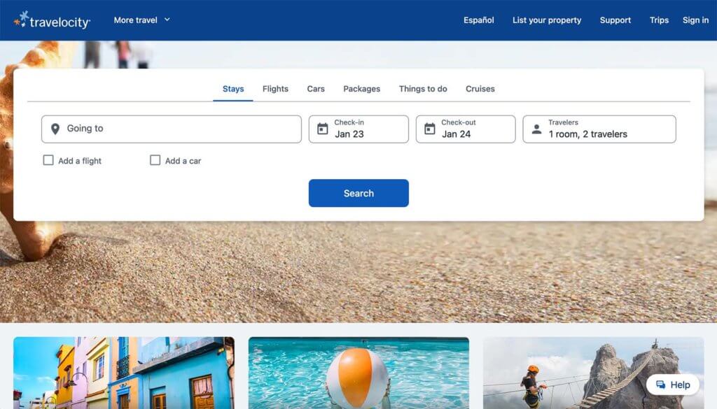Contoh Formulir Travelocity