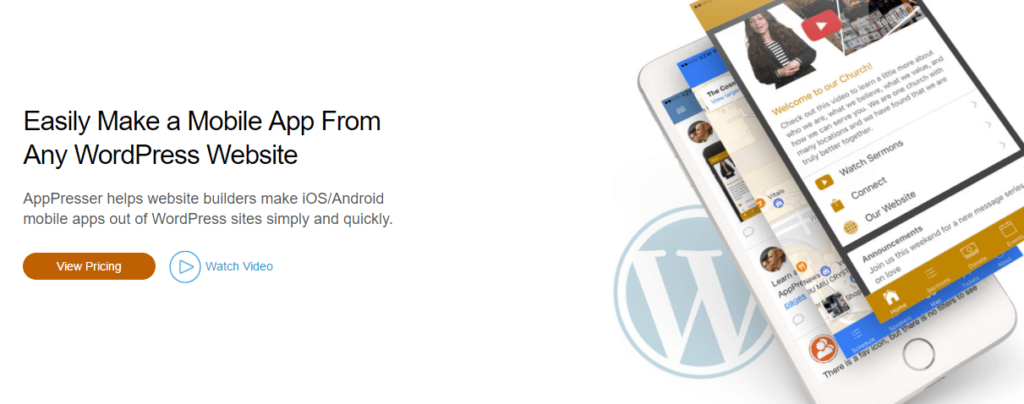 AppPresser 主页。