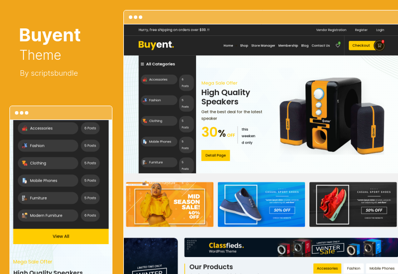 موضوع Buyent - سمة ووردبريس مصنفة