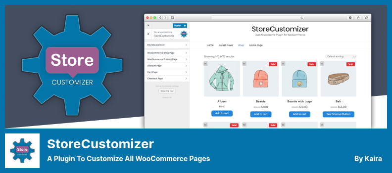Плагин StoreCustomizer — плагин для настройки всех страниц WooCommerce