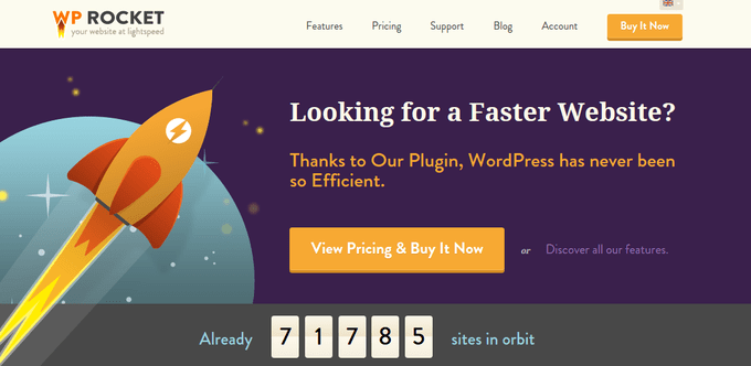 Плагин кэширования WP Rocket