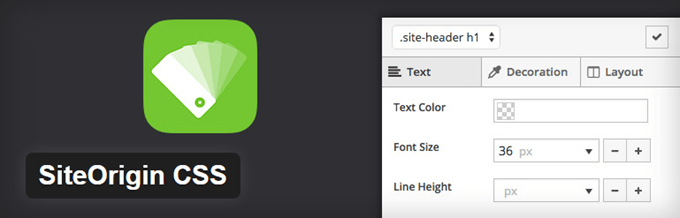 Plugin CSS WordPress SiteOrigin