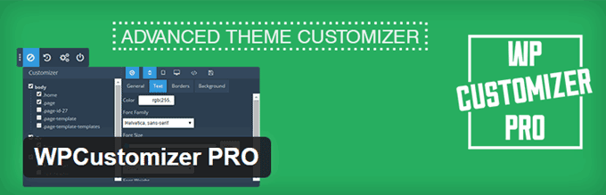 Plugin CSS WordPress WPCustomizer Pro