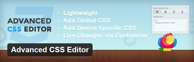 Éditeur CSS avancé pour WordPress