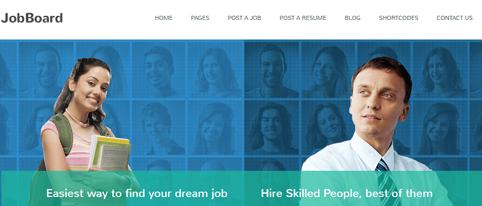 JobBoard - 响应式工作和简历市场 WordPress 主题