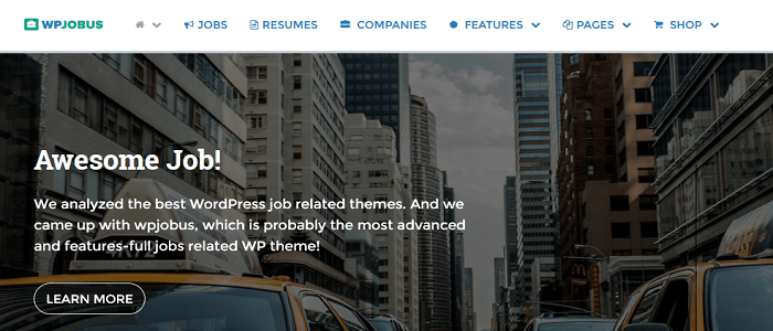 WPJobus - 工作委员会和简历 WordPress 主题