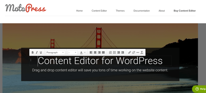 Редактор контента MotoPress для WordPress