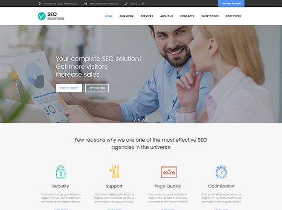 Tema WP aziendale SEO