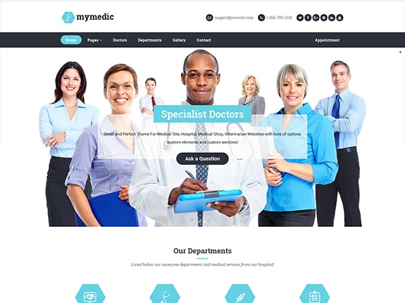 Tema WP ottimizzato per SEO MyMedic