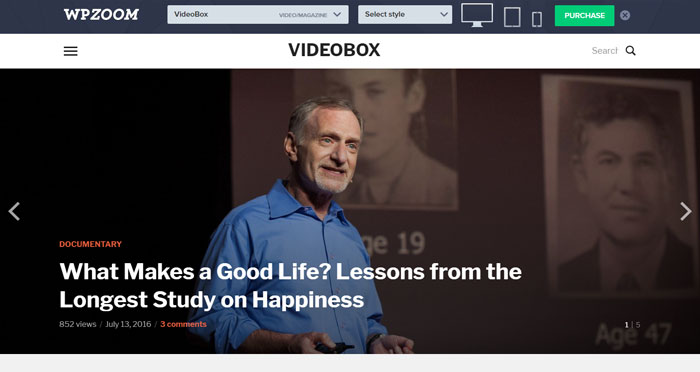 VideoBox WordPress Theme