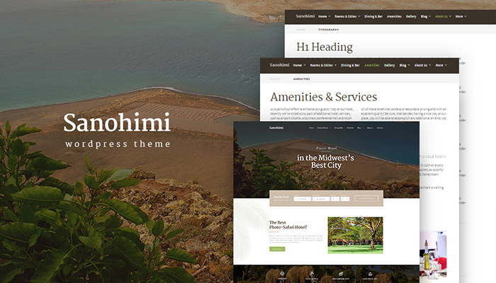 Exotic Hotel WordPress Theme