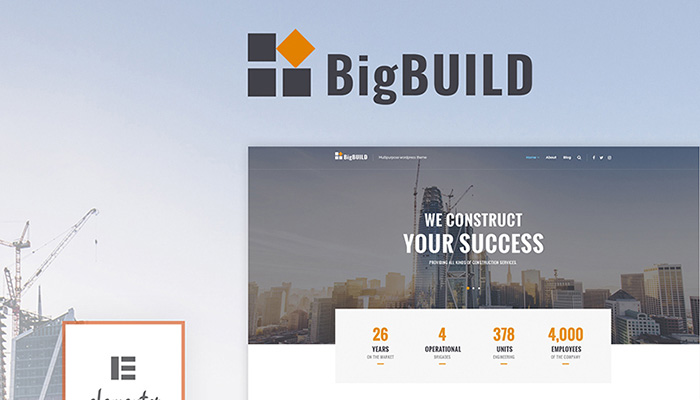 Construction WordPress Theme