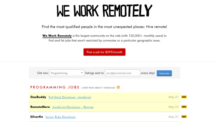 We Work Remotely
