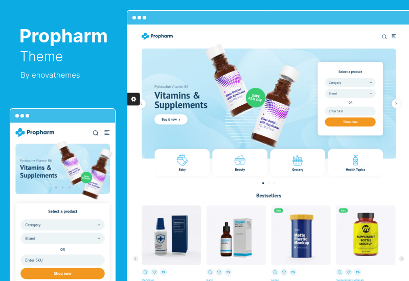 Propharm Theme - ร้านขายยาและการแพทย์ WooCommerce Theme