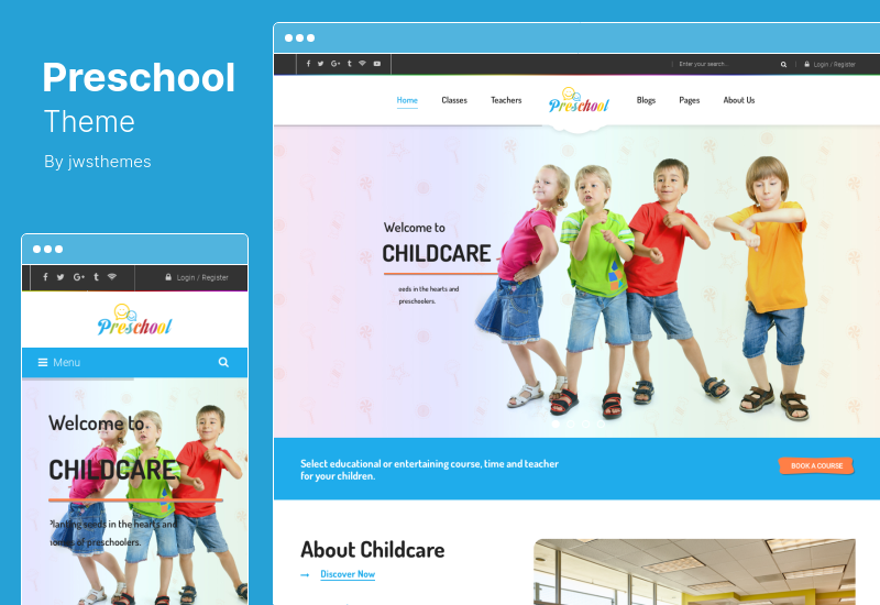 Preschool Theme - Nurseries Kindergarten WordPress 主题