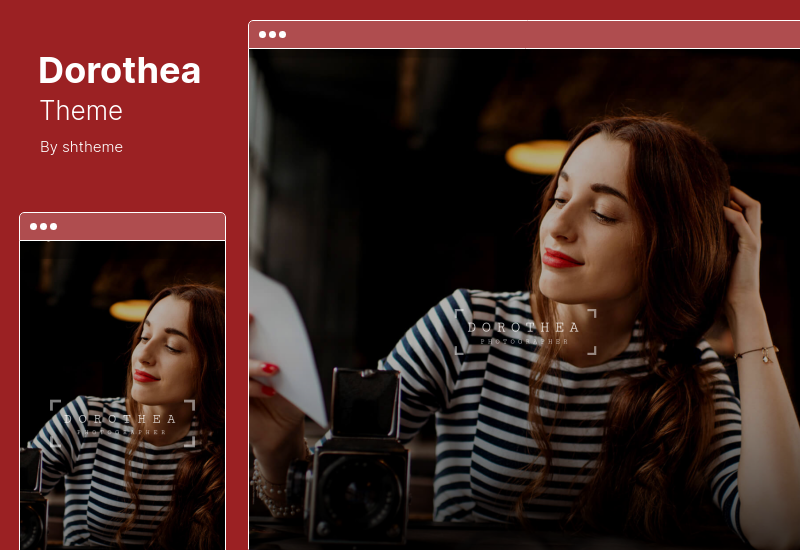 Dorothea Theme - 写真ポートフォリオ WordPress テーマ