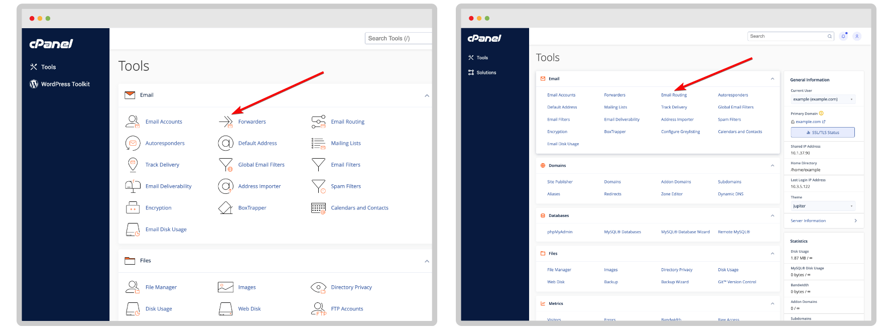 cPanel- Termini e glossario di WordPress