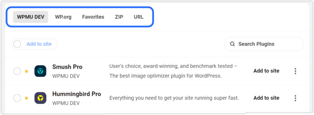plugin - aggiungi nuovo