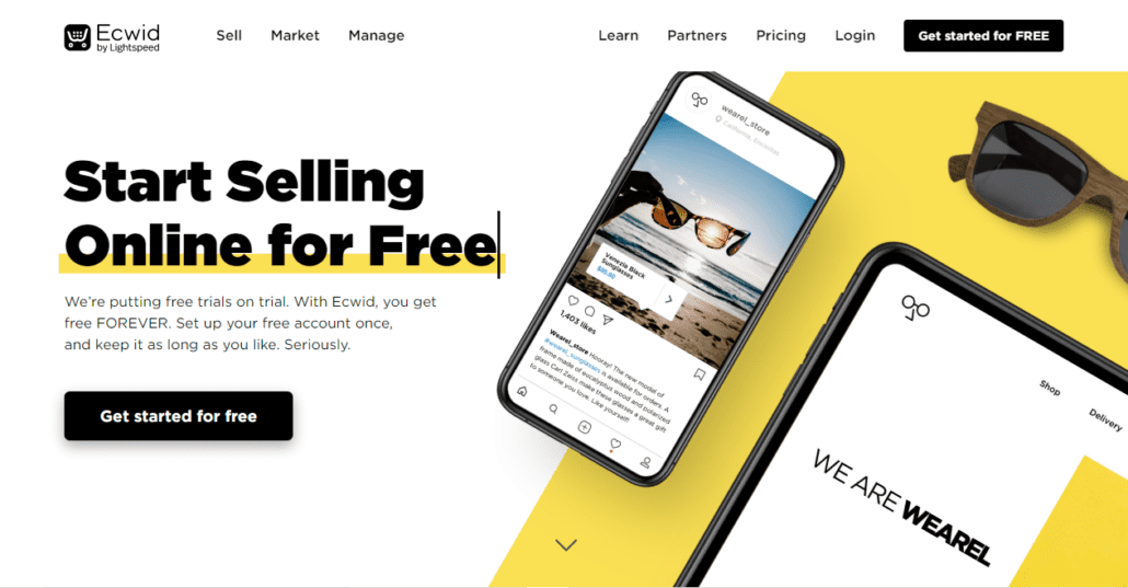البرنامج المساعد Ecwid - بدائل WooCommerce