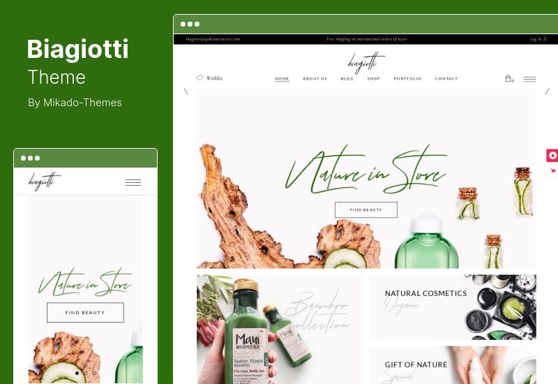 Biagiotti Theme - Tema WordPress Toko Kecantikan dan Kosmetik